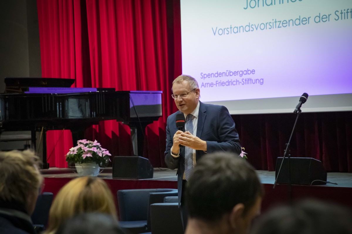 Spendenübergabe Arne-Friedrich-Stiftung