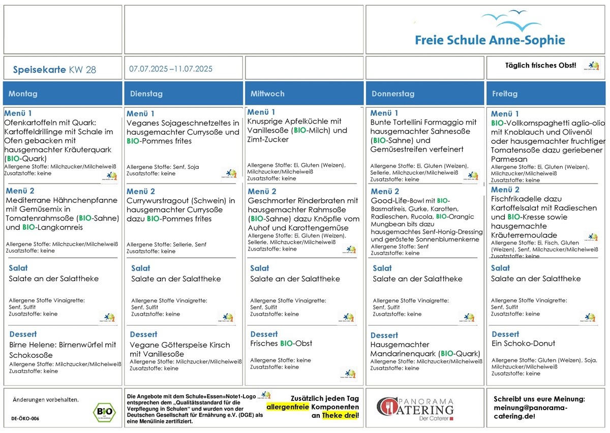 Speiseplan